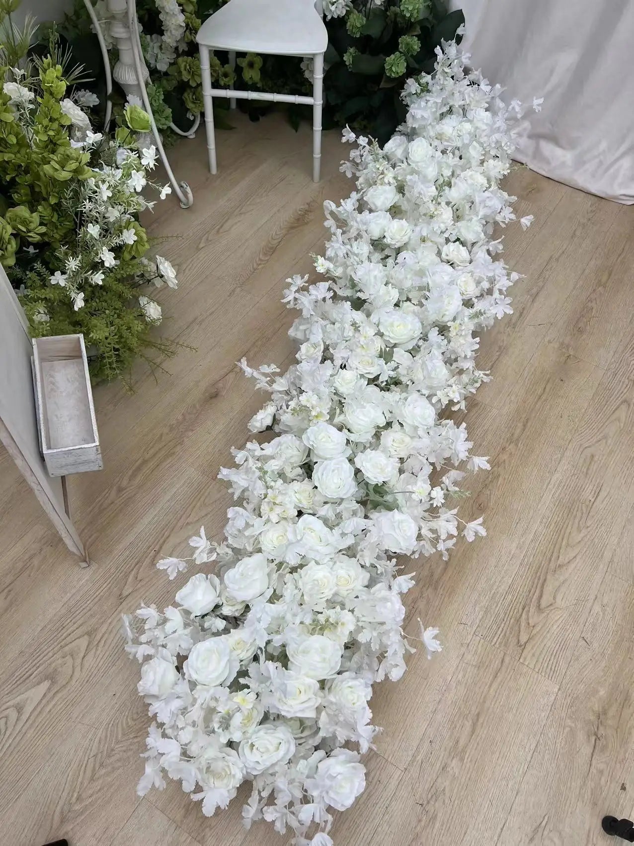 fleur d'hortensia artificielle pour décoration de mariage et fête - vue 3 sur 12