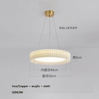 lustre led nordique à intensité variable pour décoration intérieure