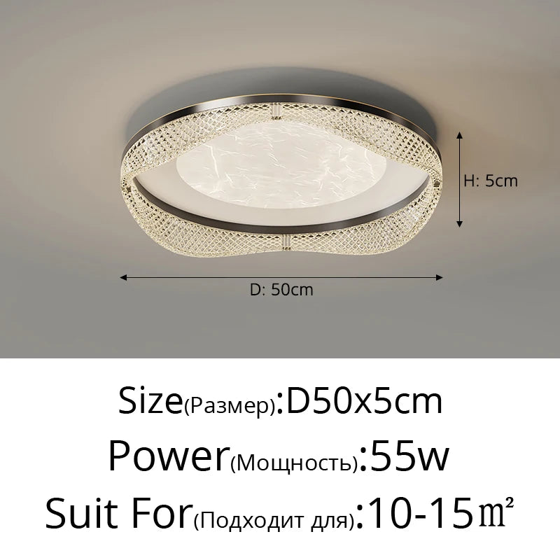 plafonnier moderne en laiton design créatif minimaliste pour intérieur - vue 13 sur 26