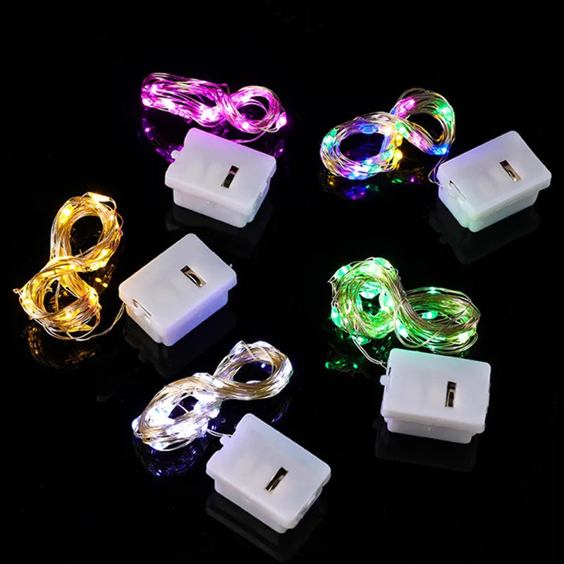 lot de 5 guirlandes lumineuses à led pour décorations festives - vue 2 sur 11