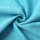 Serviette de plage coton jacquard losanges seche rapide
