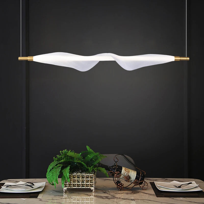 suspension design nordique tube lumineux pour intérieur décoratif - vue 4 sur 17