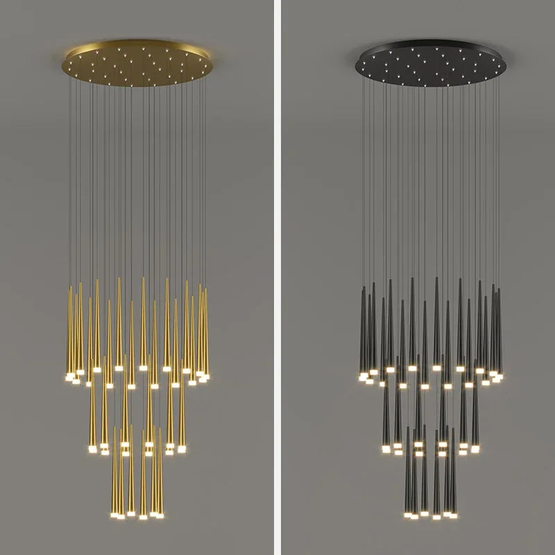 lustre moderne à led pour décoration d'intérieur haut de gamme - vue 5 sur 22