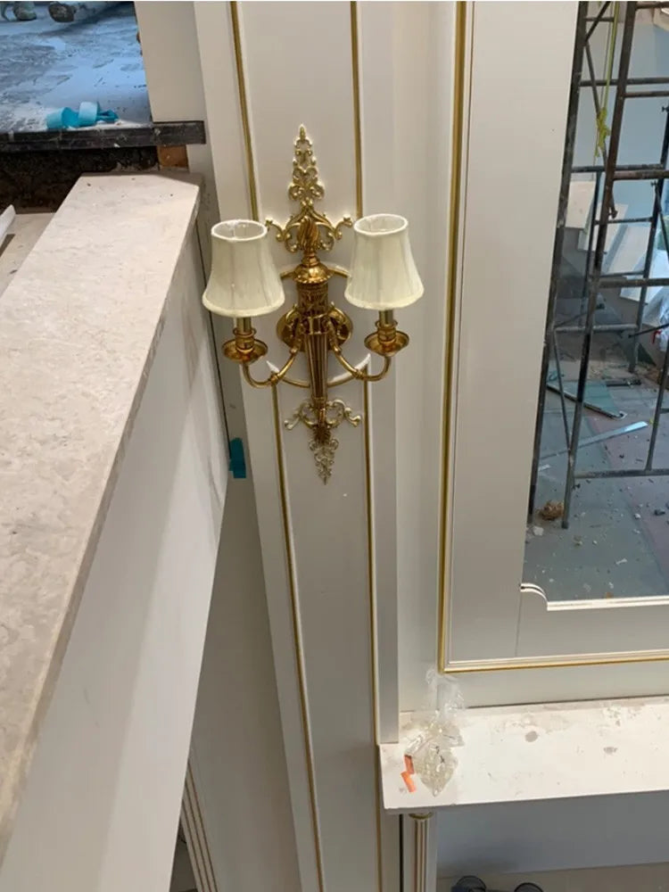 appliques murales modernes en cuivre rétro pour décoration intérieure - vue 4 sur 8