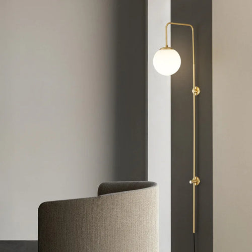 applique murale minimaliste en laiton pour divers usages