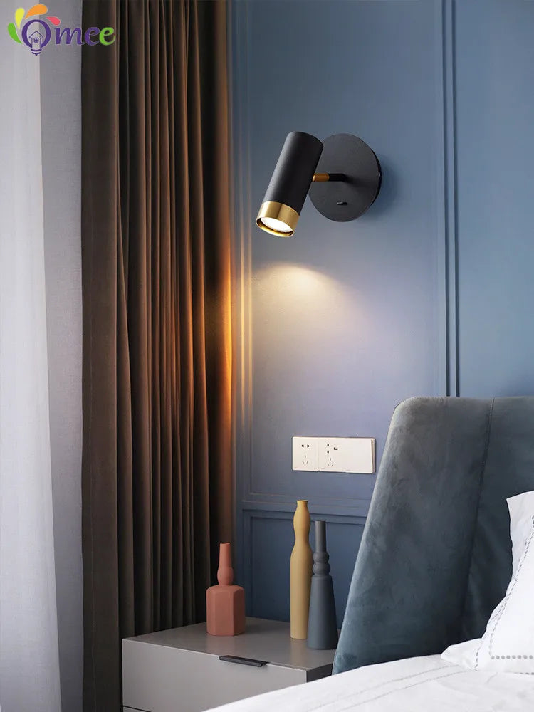 applique murale led moderne pour escaliers et salon - vue 5 sur 8