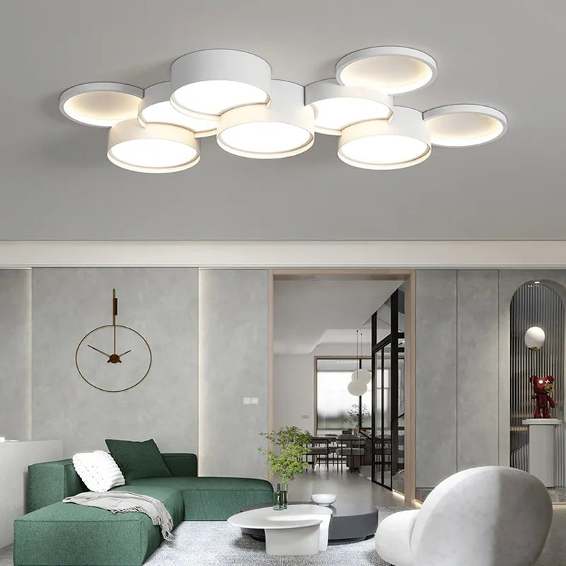 Lustre led plafond modernes - vue 5 sur 12