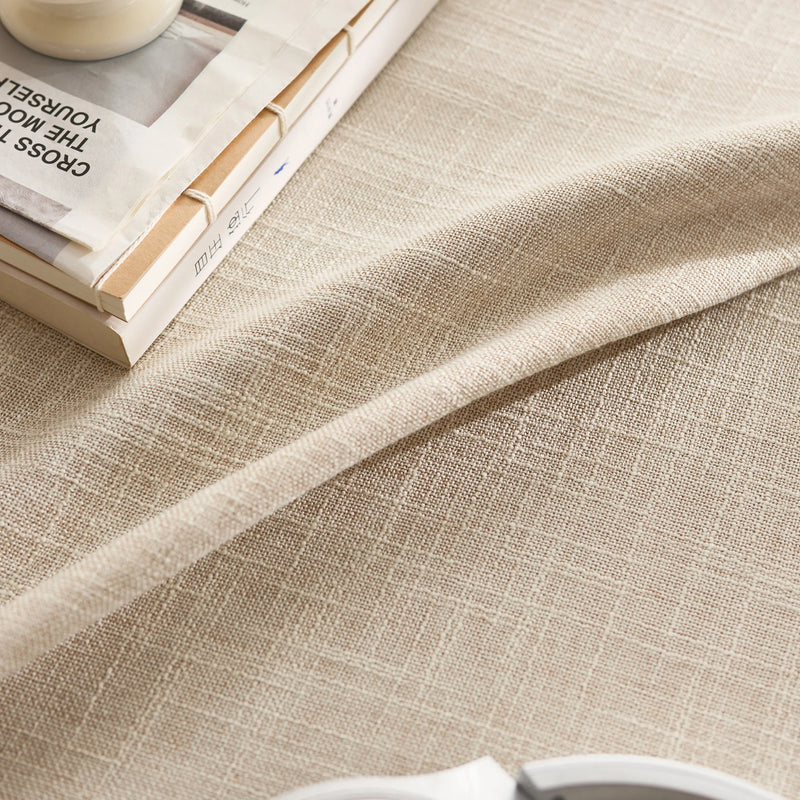 Nappe style japonais unie polyester lavable table