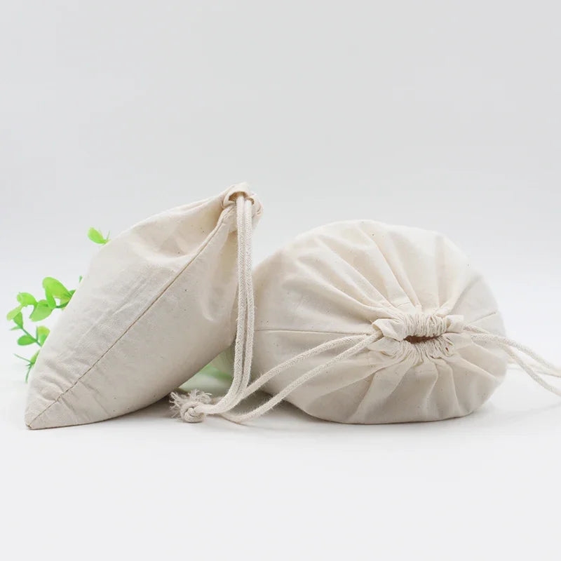 sac de rangement en coton avec cordon de serrage personnalisé 20 pièces - vue 3 sur 6