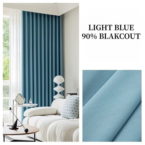 Rideau chenille occultant insonorisant luxe chambre salon moderne - vue 8 sur 9