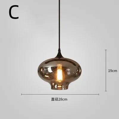 suspension à led en verre design pour décoration intérieure moderne - vue 11 sur 15