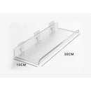Acrylic Shelf for Wall Storage,Floating Bookshelves,Display Shelf Organizer for Bathroom,Bedroom,Living Room,Kitchen,Room Decor