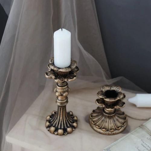 bougeoirs en métal pour décoration de mariage et événements - vue 4 sur 9