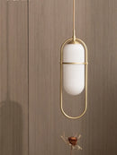 Modern nordic glass portable decorative lamp