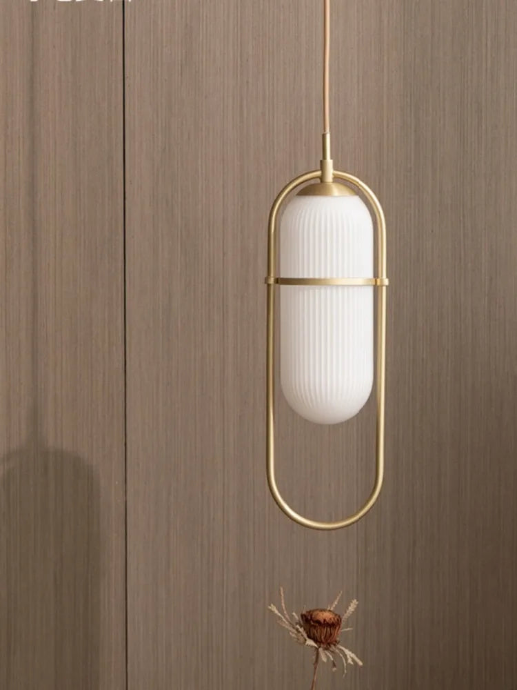 Modern nordic glass portable decorative lamp - vue 3 sur 10