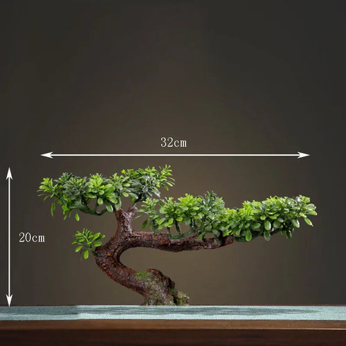 décoration intérieure faux arbre bonsaï style chinois pour intérieur et extérieur - vue 19 sur 22
