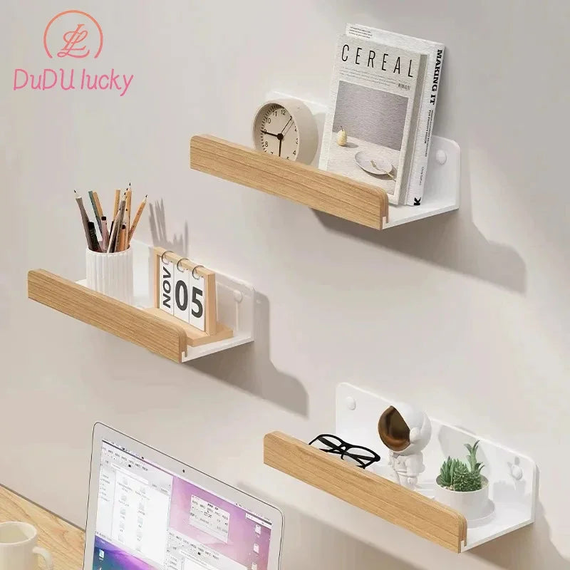 repisas,Bathroom shelf Storage rack,non perforated vanity Shelf Wall-Mounted Storage rack wall mounted bathroom organizer toilet - vue 3 sur 14