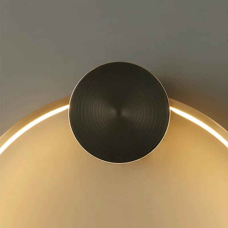 applique murale ronde en cuivre pour atmosphère de luxe créative - vue 7 sur 20