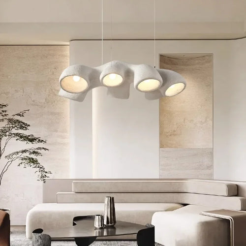 Minimalist Nordic designer chandelier - vue 3 sur 9