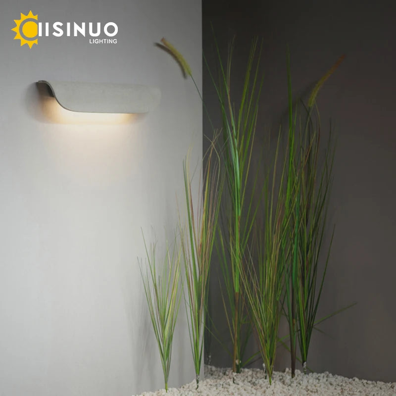 Applique murale extérieure extérieure IP65 étanche LED luminaires muraux finition blanche lumière en aluminium pour porte d'entrée de porche - vue 3 sur 10