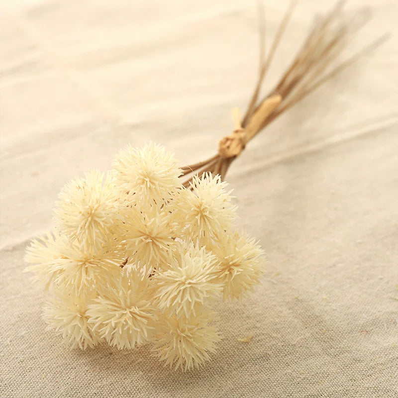 lot de 12 boules de pissenlit artificielles pour décoration et cadeaux - vue 6 sur 8