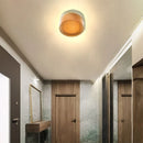 Minimalist glass nordic style LED ceiling light for interiors