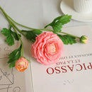 Realistic decorative silk lotus branch artificial flowers
