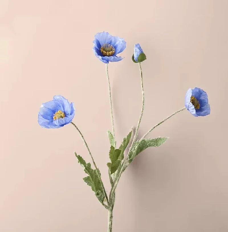 fleurs artificielles coquelicots pour mariage et décoration intérieure - vue 17 sur 25