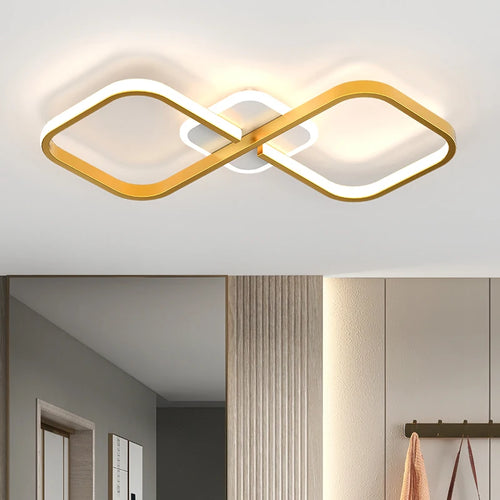 Modern nordic minimalist LED ceiling light for a creative atmosphere - vue 2 sur 11