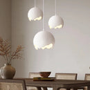 Minimalist nordic wabi sabi LED chandelier for interior decoration