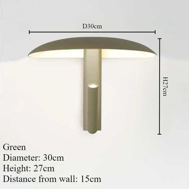 applique murale moderne rotative en métal design nordique lumière led - vue 9 sur 11
