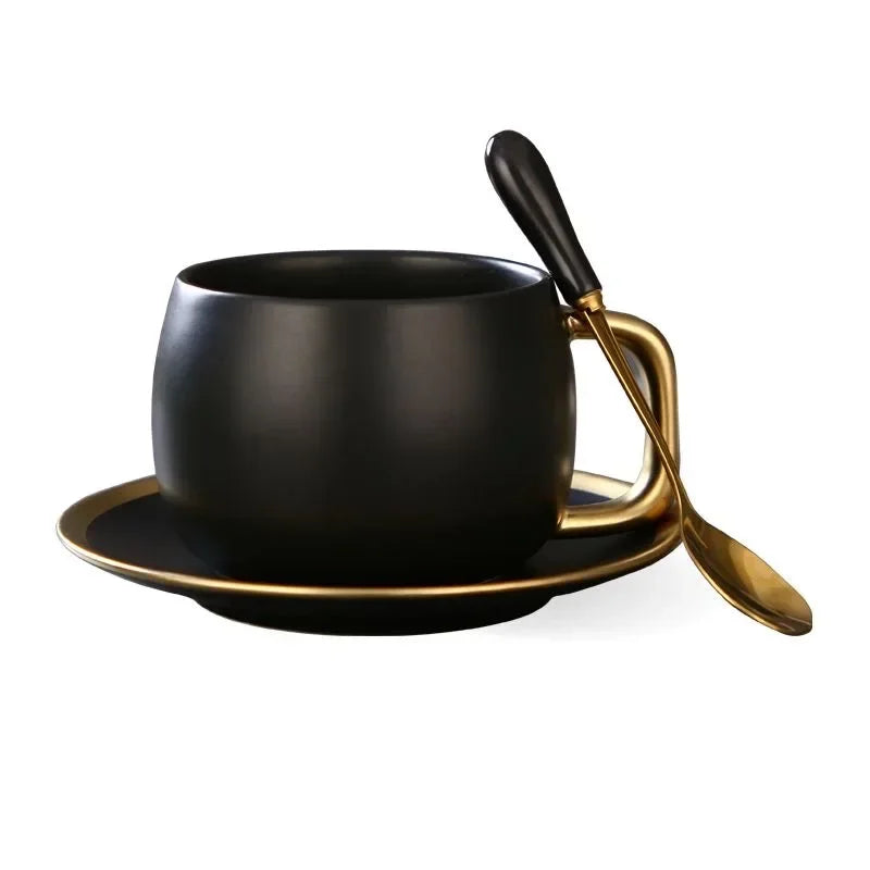 Tasse cafe ceramique style americain effet givre elegant - vue 6 sur 6