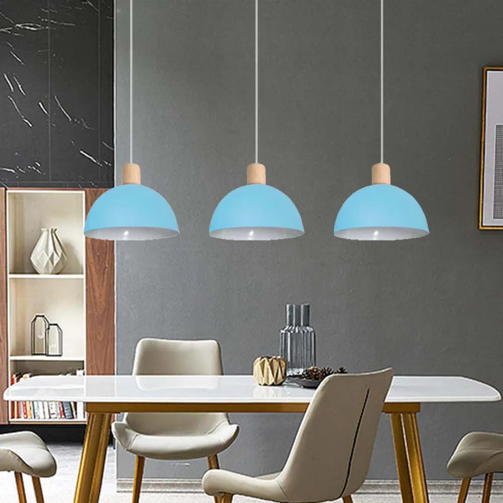 Moderne Bois LED Suspension Lumière Nordique Cuisine Décor À La Maison Suspension Restaurant Plafond Lustre Lustre Chambre Luminaires - vue 10 sur 13