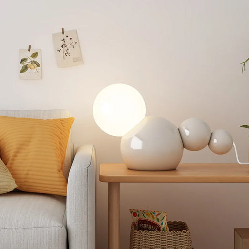 Lampes de Table de chevet d'art nordique LED E27 - vue 5 sur 7
