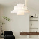 Modern minimalist fabric pendant light, living room dining room interior decoration, home decor, LED lighting fixtures