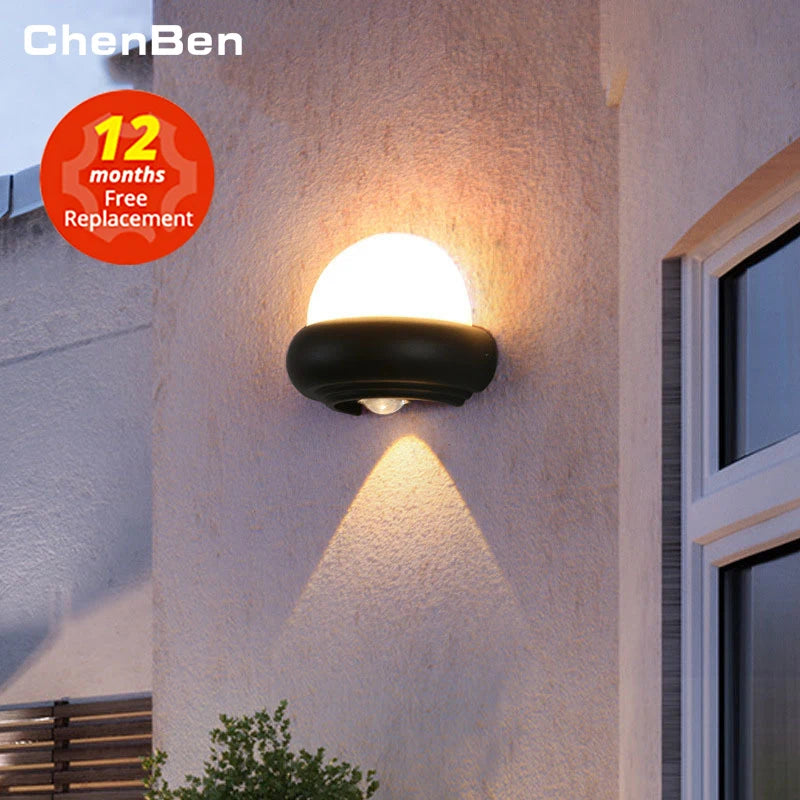 applique murale led moderne pour extérieur et jardin - vue 6 sur 10