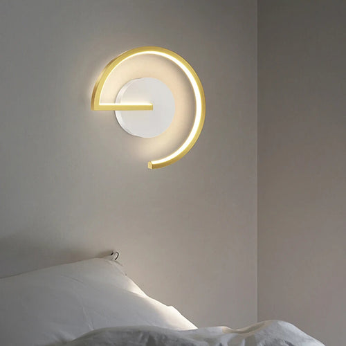 Modern minimalist wall light elegant and refined decorative lighting - vue 4 sur 12