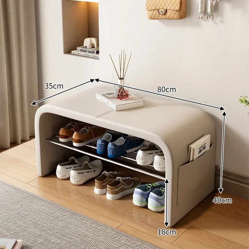 banc polyvalent pour rangement et assise décorative - vue 10 sur 15