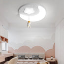 Minimalist moon-shaped wall light nordic style