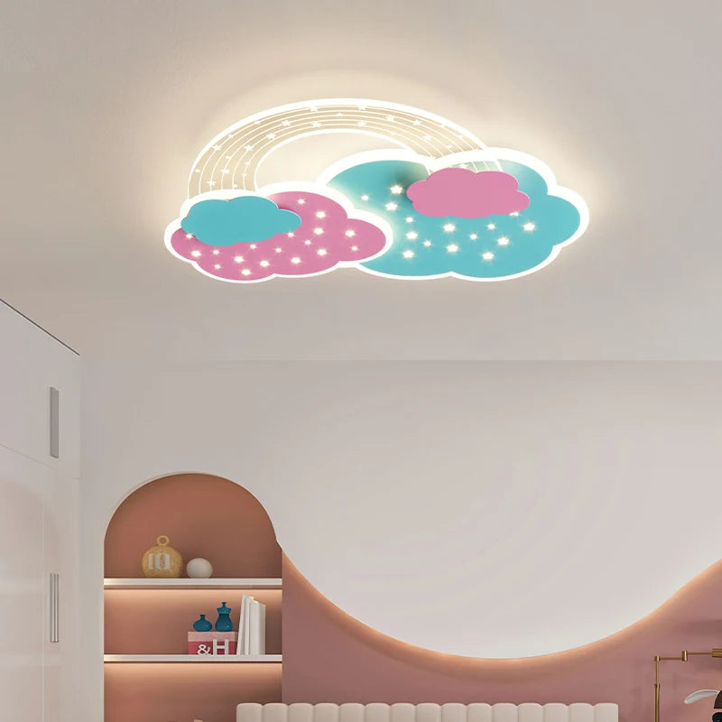Plafonnier LED en forme de nuage - vue 4 sur 9