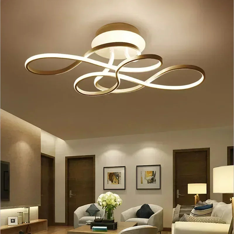 plafonnier moderne led pour décoration intérieure élégante et lumineuse - vue 7 sur 12