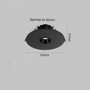 spot led ultra fin pour éclairage d ambiance rond encastré