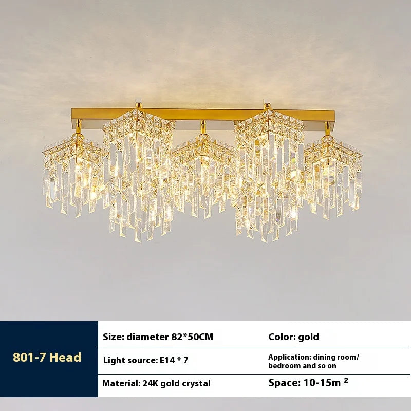 lampe en cristal de luxe pour intérieur moderne élégant - vue 11 sur 14