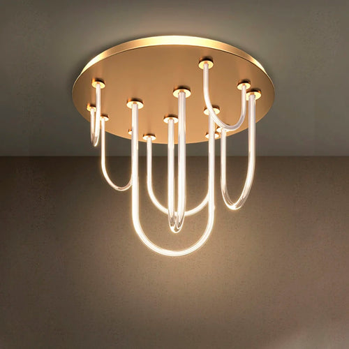lustre led dimmable postmoderne ceinture magique 2022 nouvelle tendance