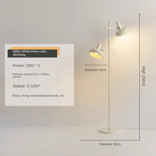 lampe à poser rétro nordique moderne en fer luxe - vue 8 sur 7
