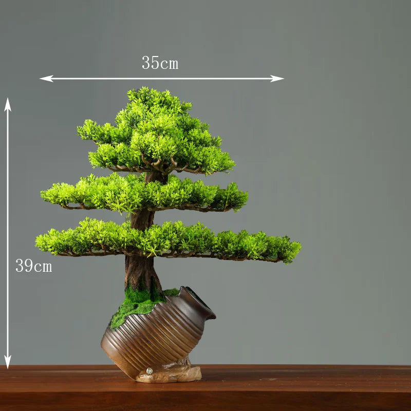Artificial Simulation of Fake Flowers, Potted Gardens, Balcony Decoration, Bonsai Hotel Garden, Small Flower Pot Decoration - vue 24 sur 33
