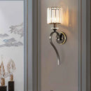 applique murale de luxe en cristal led pour décoration intérieure
