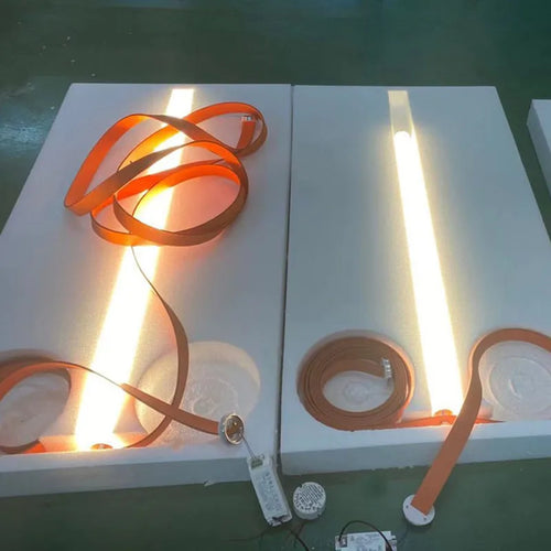 suspension tube de verre led créative minimaliste postmoderne