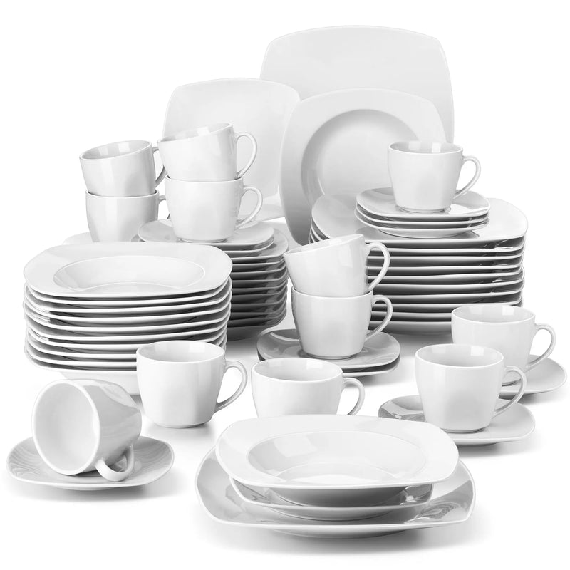 service de table porcelaine malacasa 30 pieces moderne