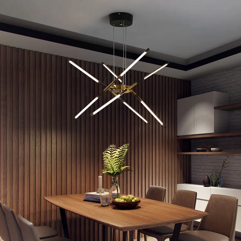 lustre suspendu winfordo design créatif luminaire décoratif led - vue 3 sur 14